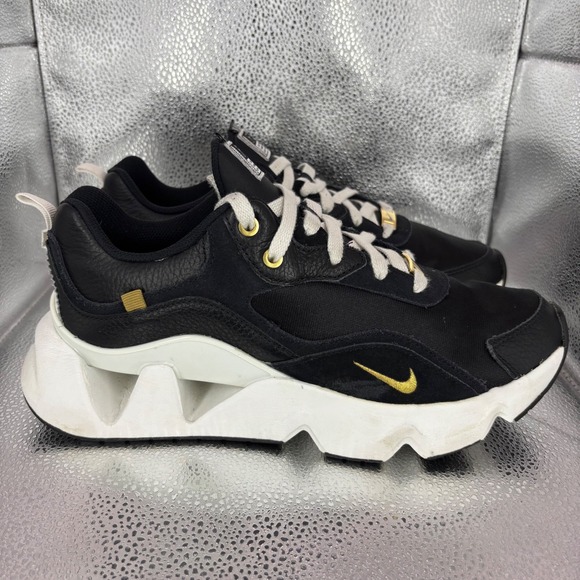 Nike Shoes - Nike RYZ 365 II Black Gold White Sneakers DJ1518-001 Womens 11 Lifestyle Shoes